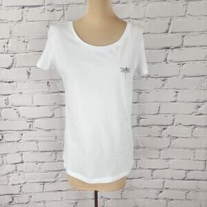 Anne Fontaine Scoop Neck Short Sleeve T-Shirt Womens M
